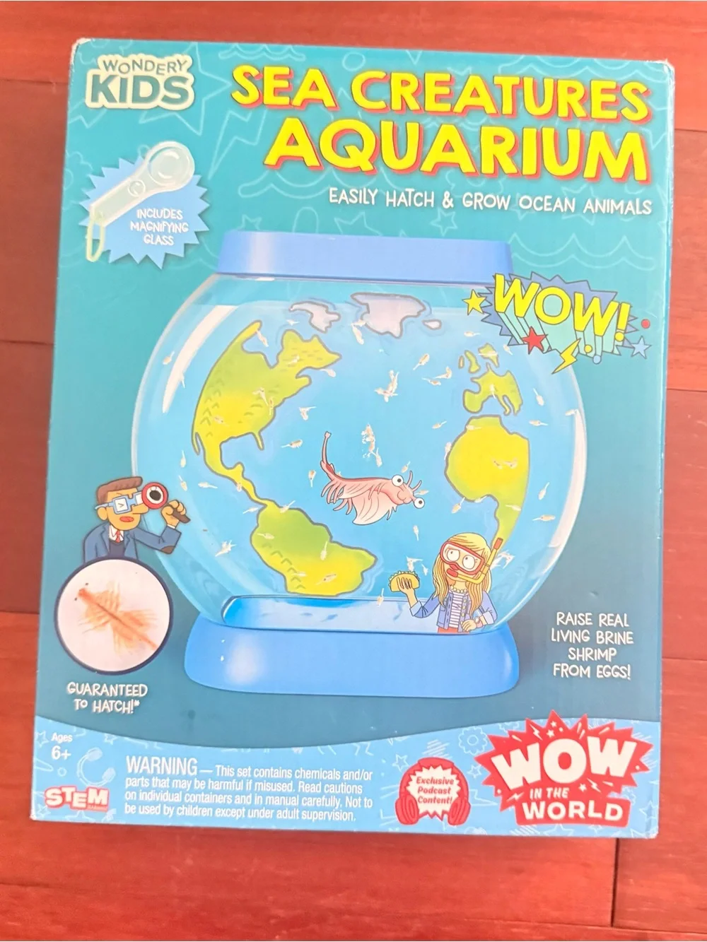 Wonderkids Sea Creatures Aquarium Toy - Blue and Yellow